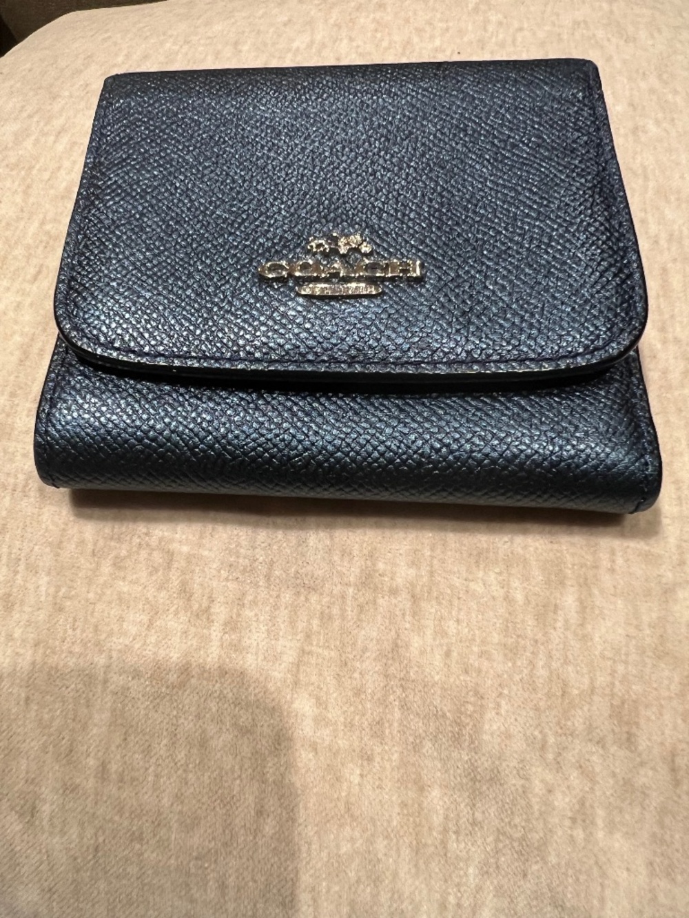 Coach trifold wallet